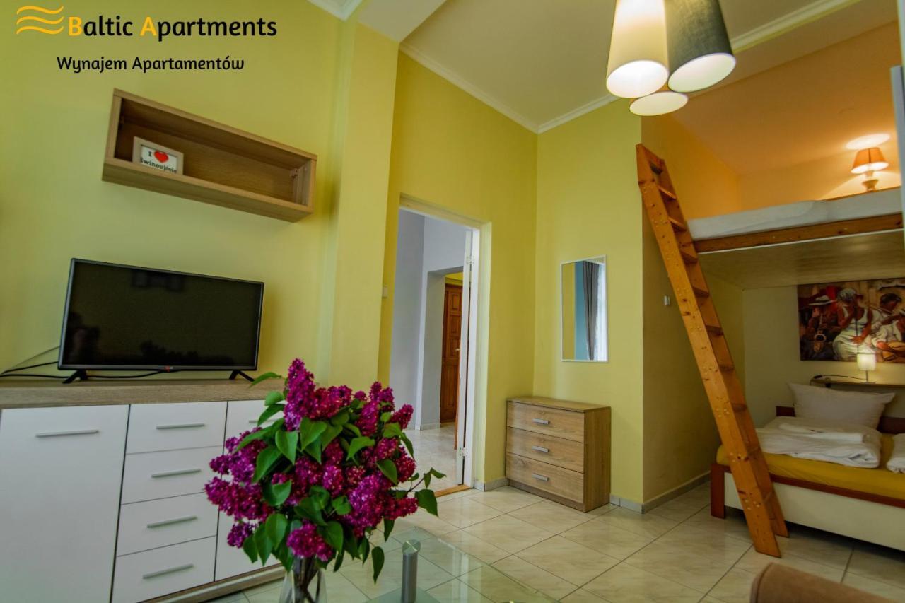 Baltic Apartments - Apartament Matejki 18 シフィノウイシチェ エクステリア 写真